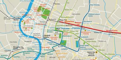Mapa bangkok city center