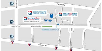 Mapa bangkok hospital