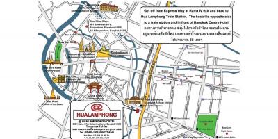 Hua lamphong nádraží mapě