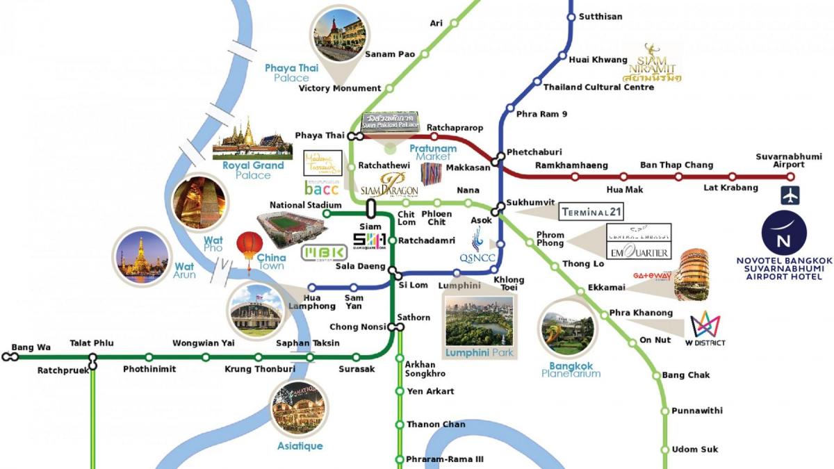 suvarnabhumi airport link mapě