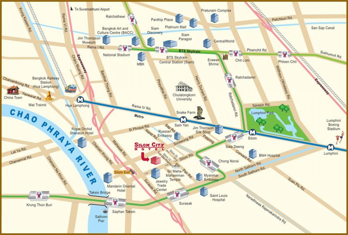 mapa river city bangkok