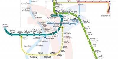 Bangkok nádraží mapě