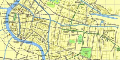 Mapa bangkoku silnici