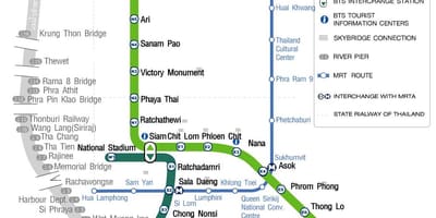 Bkk skytrain mapě