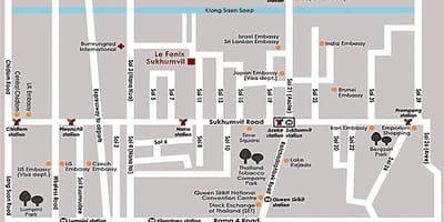 Mapa bangkok soi