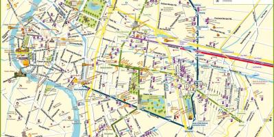 Mapa bangkok street