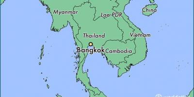 Mapa bangkoku země