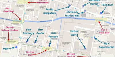 Mapa mbk mall