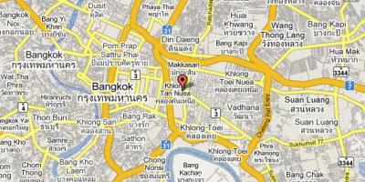 Mapa oblasti sukhumvit bangkok